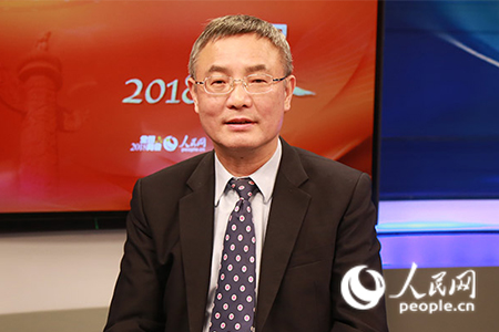 全國人大常委會(huì)副委員長、民進(jìn)中央主席蔡達(dá)峰(人民網(wǎng)記者王喆 攝)