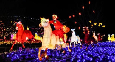 北京：“天宮燈會(huì)”點(diǎn)亮冬夜