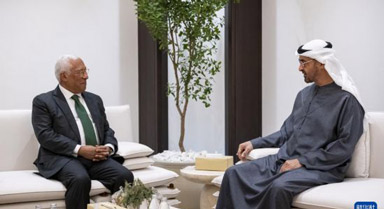 阿聯(lián)酋總統(tǒng)會見歐洲理事會主席